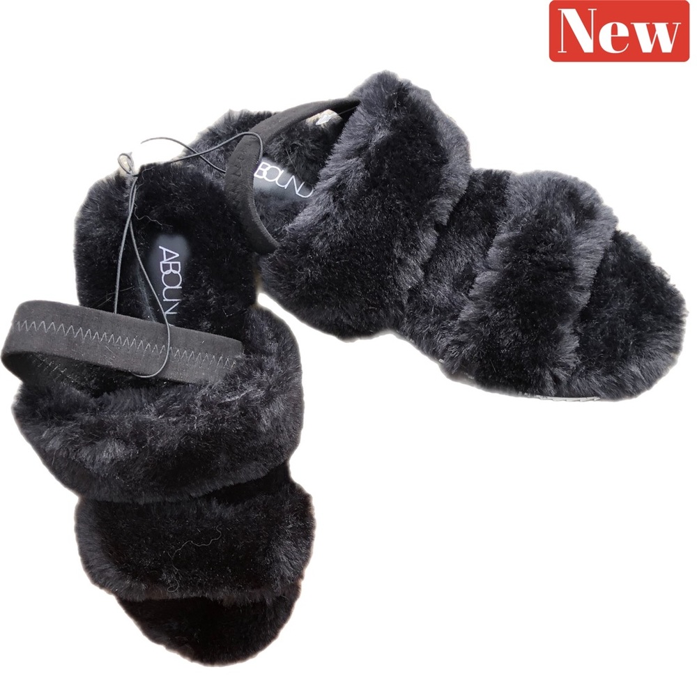 Abound Super Fluffy Autumn Faux Fur Slippers